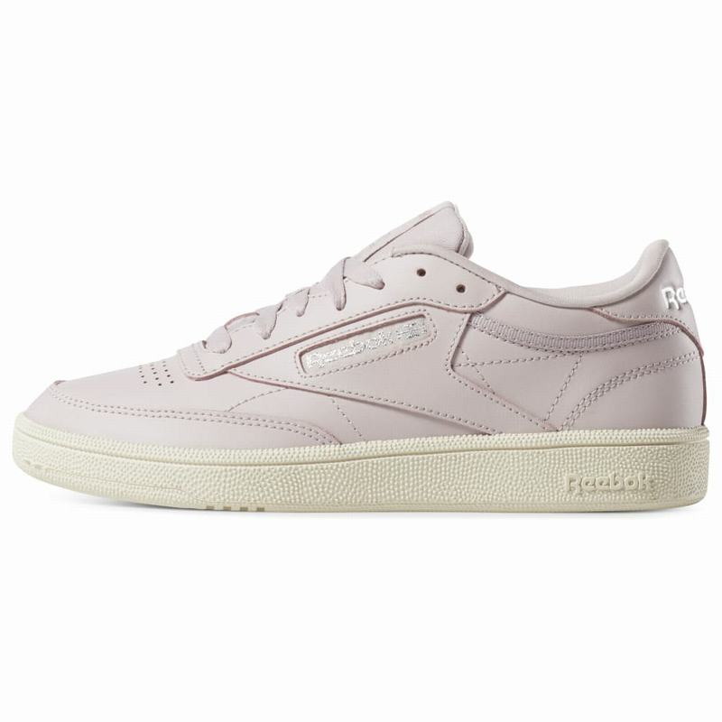 Reebok Club C 85 Tenisky Damske - Siva/Strieborne/Biele CZ3990VT